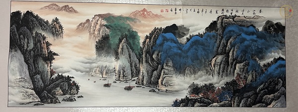 古玩字畫春江歸夢真品鑒賞圖