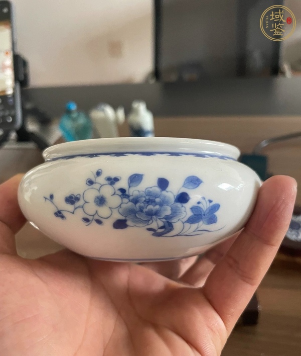 古玩陶瓷青花洗真品鑒賞圖