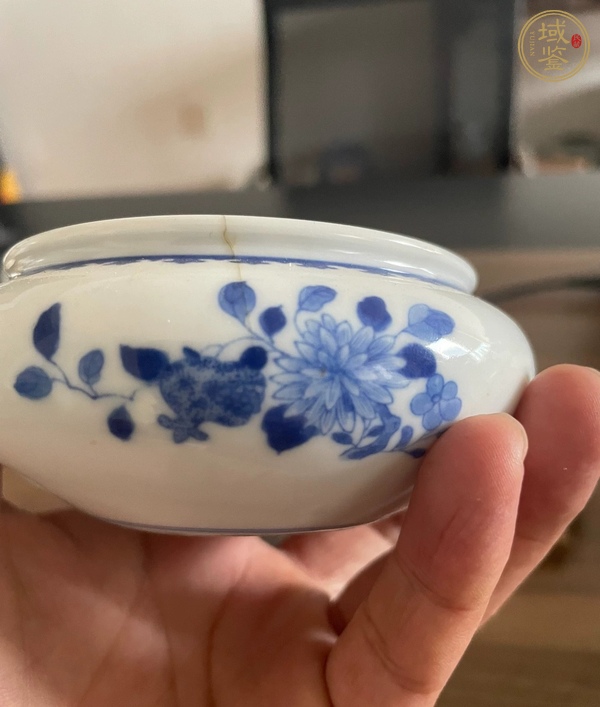 古玩陶瓷青花洗真品鑒賞圖