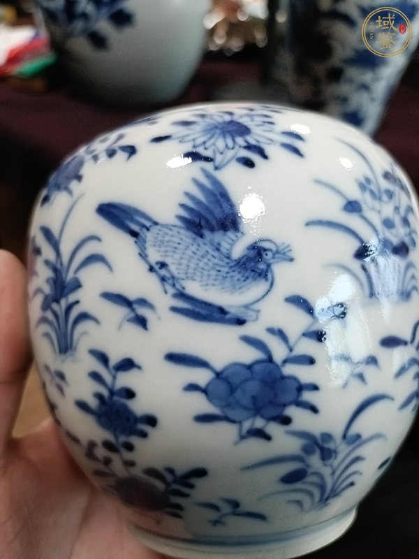 古玩陶瓷青花洗真品鑒賞圖