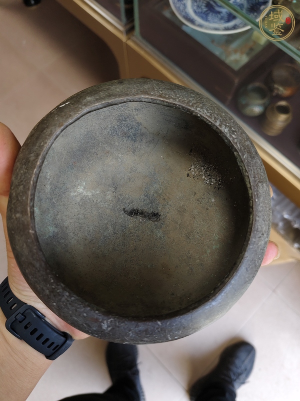 古玩銅器三足爐真品鑒賞圖