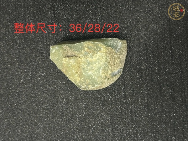 古玩玉器天然緬甸翡翠原石料真品鑒賞圖