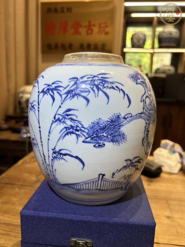 古玩陶瓷青花罐真品鑒賞圖