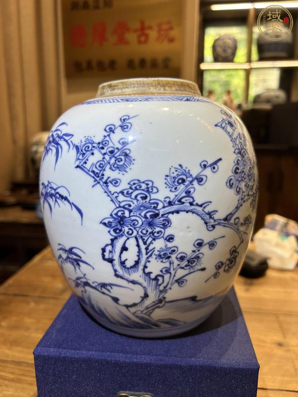 古玩陶瓷青花罐真品鑒賞圖