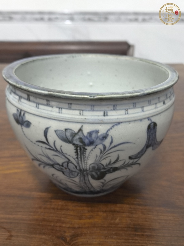 古玩陶瓷青花缸真品鑒賞圖