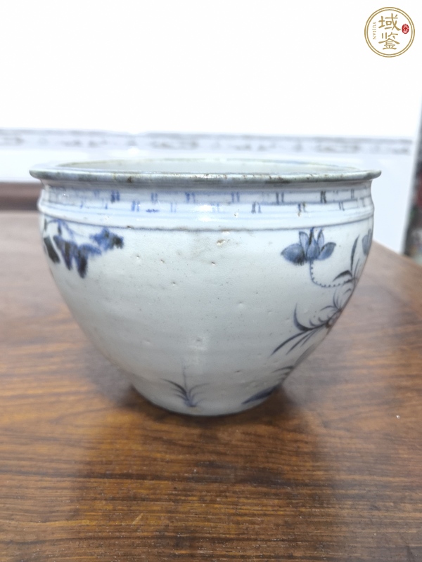 古玩陶瓷青花缸真品鑒賞圖