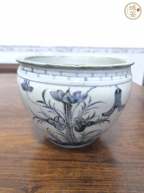 古玩陶瓷青花缸真品鑒賞圖