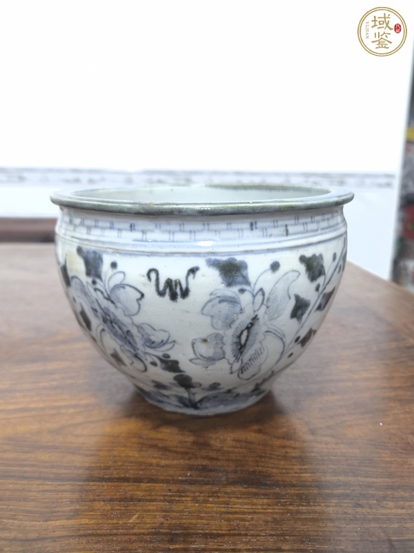 古玩陶瓷青花缸真品鑒賞圖