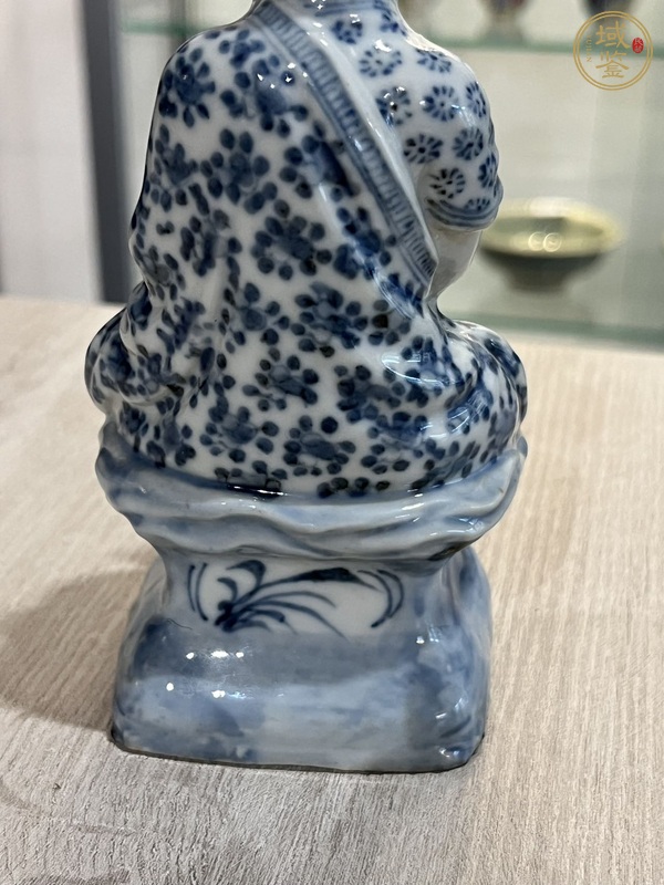 古玩陶瓷青花佛像真品鑒賞圖