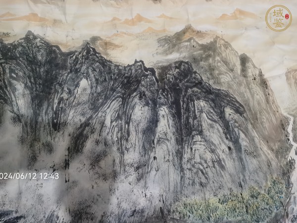 古玩字畫佚名山水真品鑒賞圖