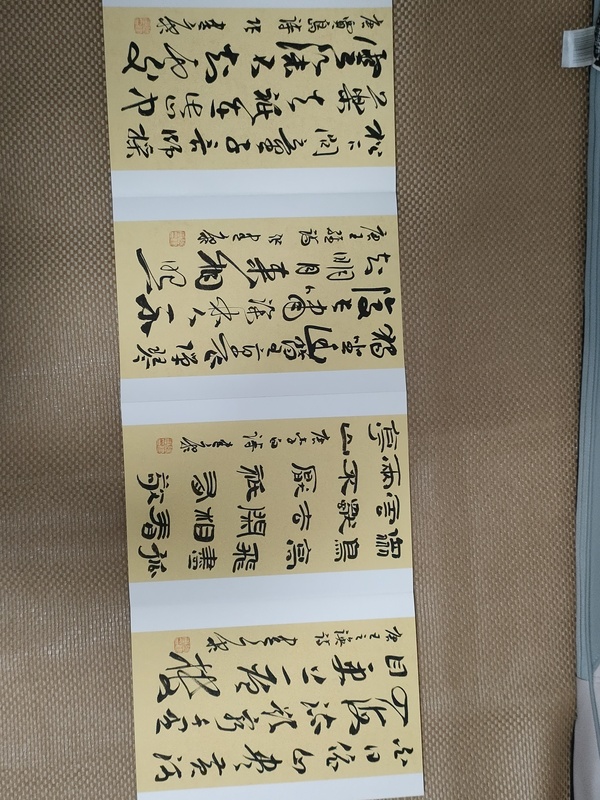 古玩字畫(huà)中書(shū)協(xié)張建康行草隸書(shū)法冊(cè)頁(yè)拍賣(mài)，當(dāng)前價(jià)格1080元