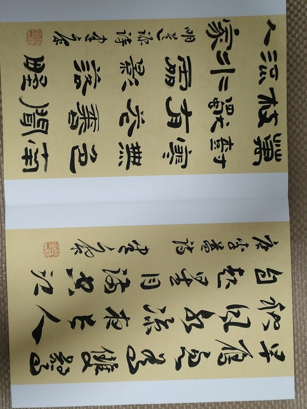 古玩字畫中書協(xié)張建康行草隸書法冊頁拍賣，當(dāng)前價格880元