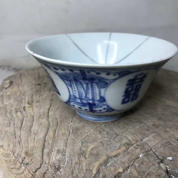古玩陶瓷吉語(yǔ)紋青花杯拍賣,當(dāng)前價(jià)格480元