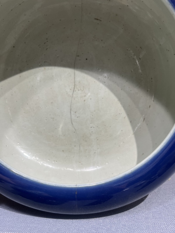 古玩陶瓷霽藍釉文方筆洗拍賣,當(dāng)前價格6500元