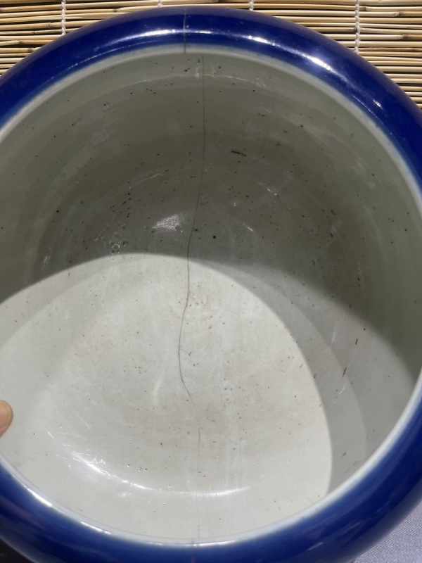 古玩陶瓷霽藍釉文方筆洗拍賣,當(dāng)前價格6500元