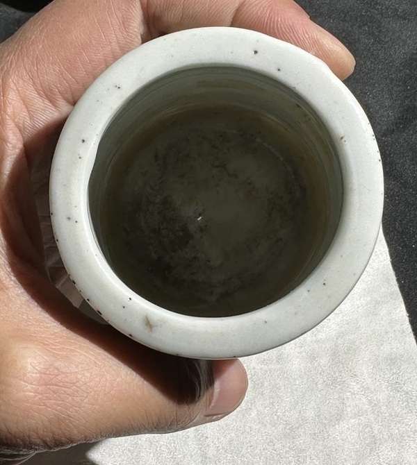 古玩陶瓷墨彩花鳥紋筆筒拍賣,當前價格1500元