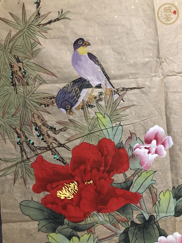 古玩字畫周仁輝 花鳥真品鑒賞圖
