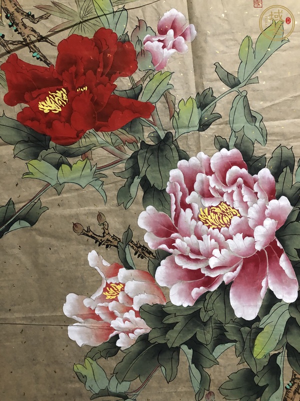 古玩字畫周仁輝 花鳥真品鑒賞圖