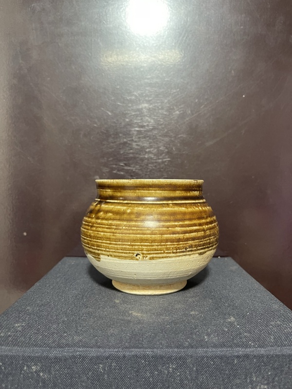 古玩陶瓷宋黃褐釉茶入拍賣,當前價格8800元