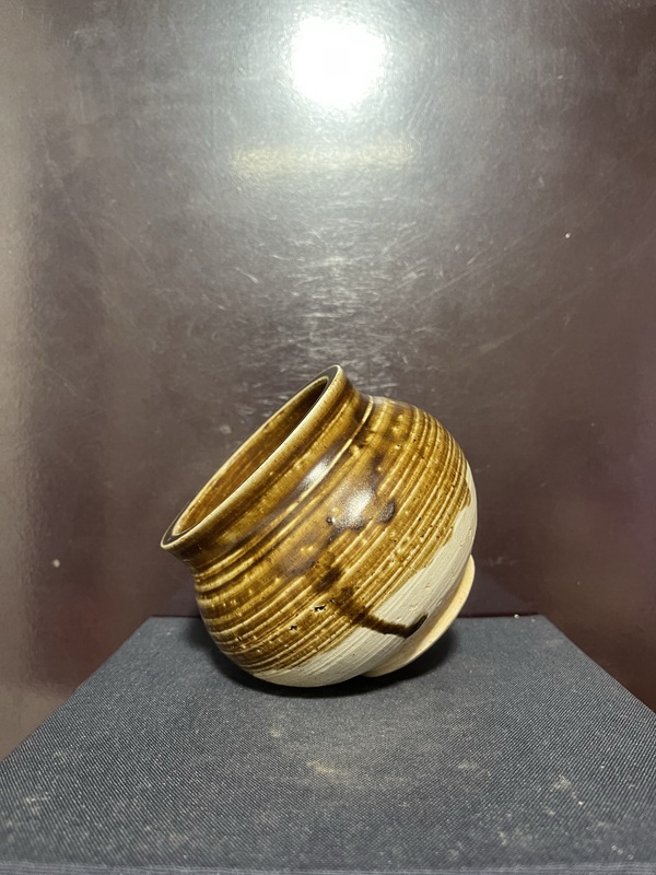 古玩陶瓷宋黃褐釉茶入拍賣,當前價格8800元