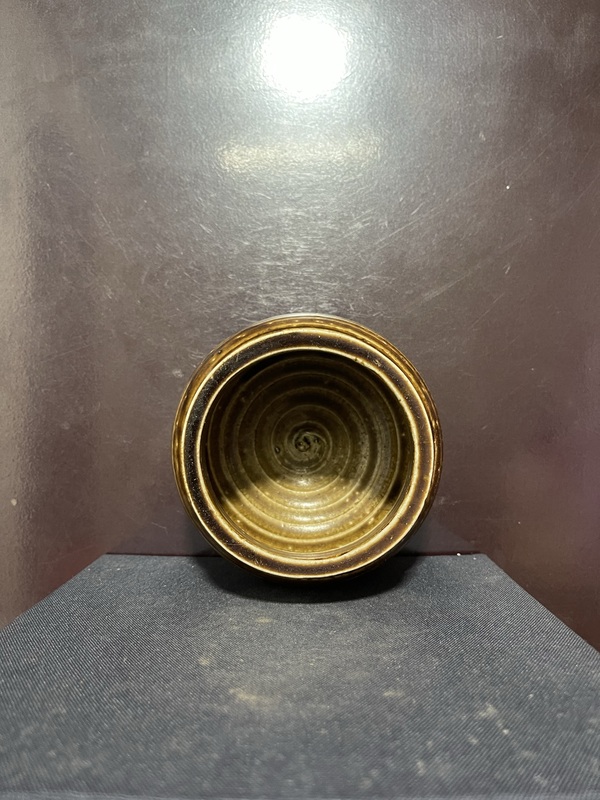 古玩陶瓷宋黃褐釉茶入拍賣,當前價格8800元