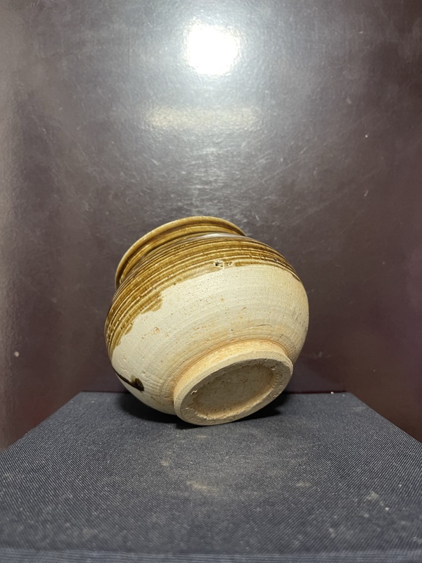 古玩陶瓷宋黃褐釉茶入拍賣,當前價格8800元