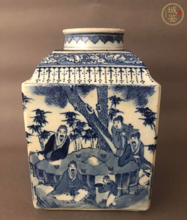 古玩陶瓷青花罐真品鑒賞圖