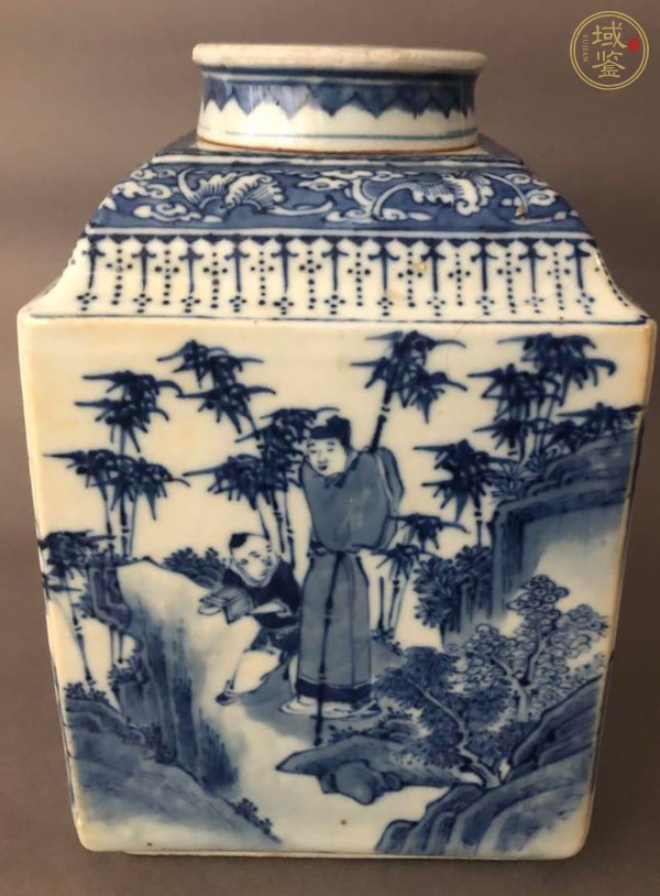 古玩陶瓷青花罐真品鑒賞圖