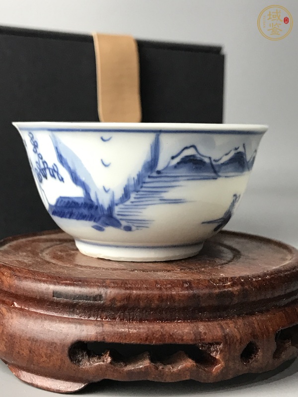 古玩陶瓷青花杯真品鑒賞圖