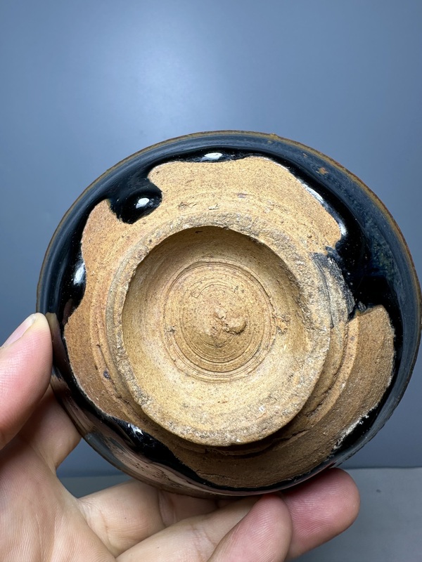 古玩陶瓷磁州窯黑釉兔毫盞拍賣,當(dāng)前價(jià)格3888元