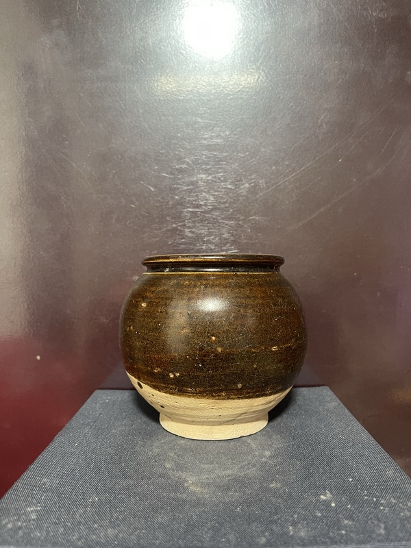 古玩轉賣宋吉州窯褐釉茶入拍賣，當前價格1500元