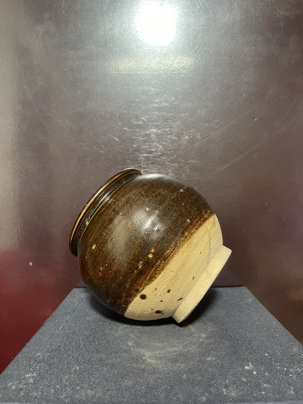 古玩陶瓷宋吉州窯褐釉茶入拍賣，當前價格5000元