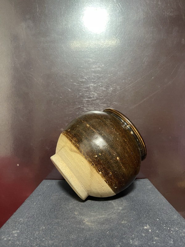 古玩陶瓷宋吉州窯褐釉茶入拍賣，當前價格5000元