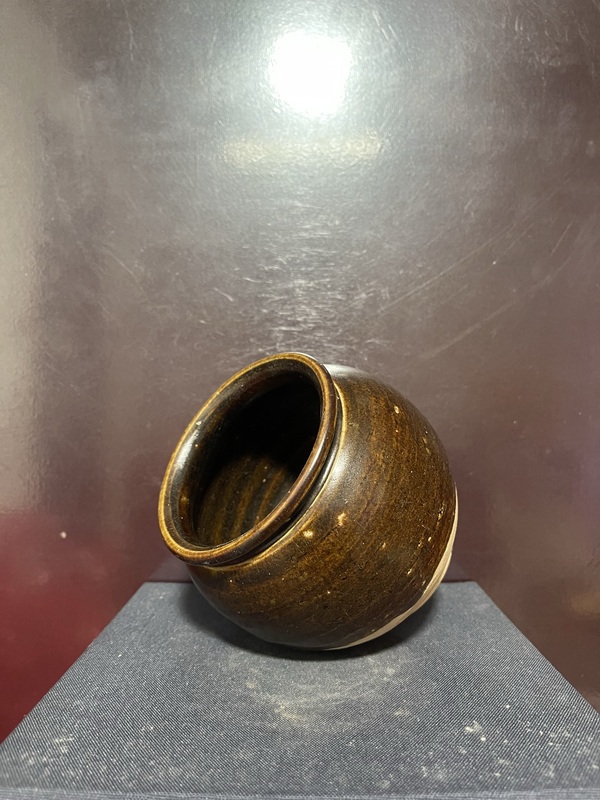 古玩陶瓷宋吉州窯褐釉茶入拍賣，當前價格5000元