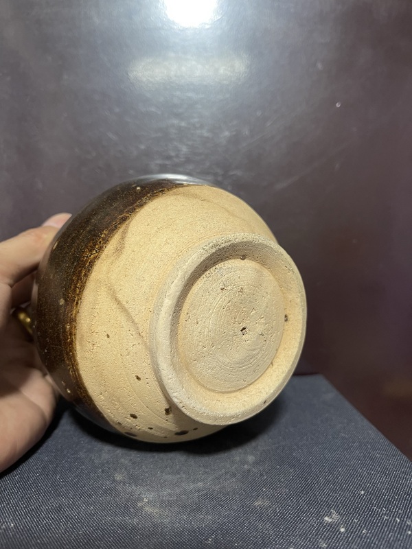 古玩陶瓷宋吉州窯褐釉茶入拍賣，當前價格5000元