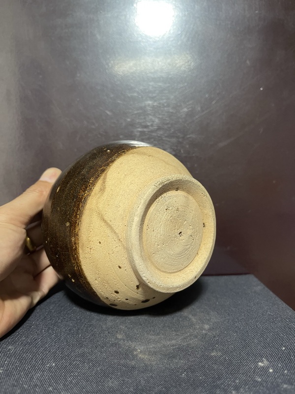古玩陶瓷宋吉州窯褐釉茶入拍賣，當前價格5000元