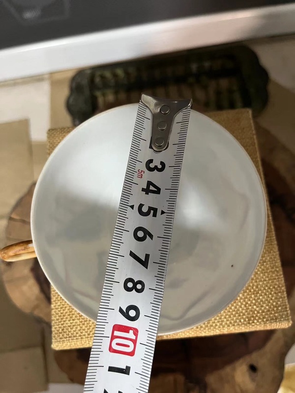 古玩陶瓷民國廣彩狩獵圖人物故事紋杯拍賣,當前價格350元