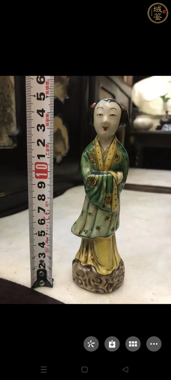 古玩陶瓷人物塑像真品鑒賞圖