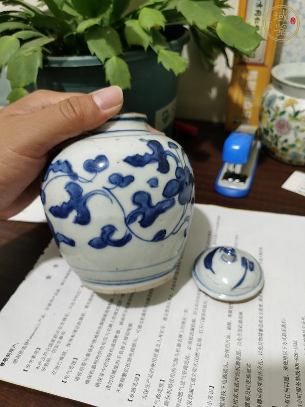 古玩陶瓷青花罐真品鑒賞圖