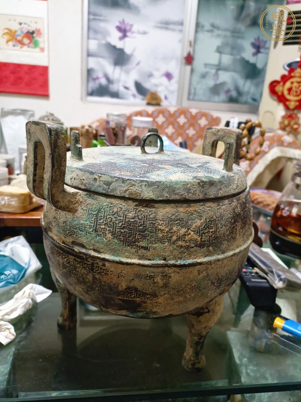 古玩銅器青銅鼎真品鑒賞圖