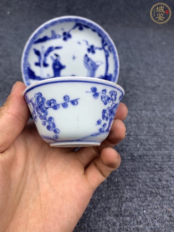 古玩陶瓷青花杯盤真品鑒賞圖