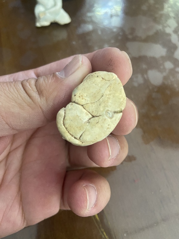 古玩陶瓷宋代湖田窯 點彩 影青小狗拍賣,當前價格3600元