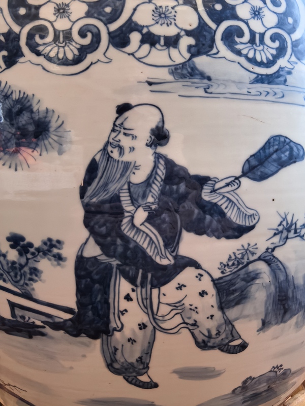古玩陶瓷道光青花八仙人物圖畫缸拍賣,當(dāng)前價(jià)格78888元