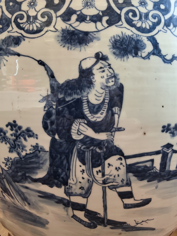 古玩陶瓷道光青花八仙人物圖畫缸拍賣,當(dāng)前價(jià)格78888元