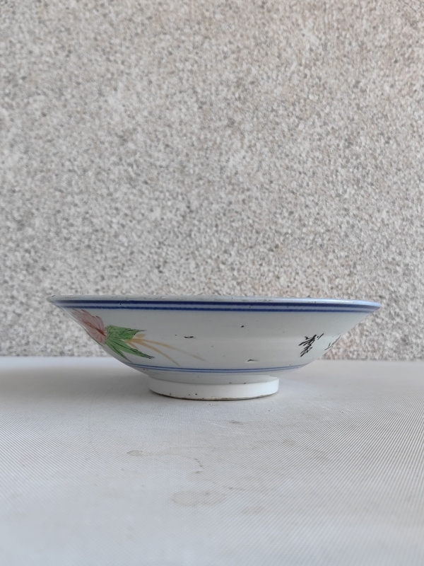古玩陶瓷花卉紋碗拍賣,當前價格298元