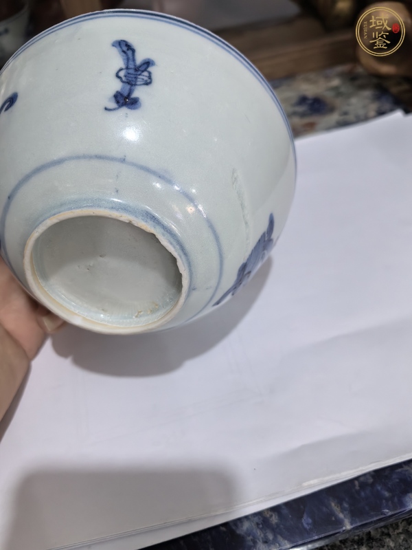 古玩陶瓷青花碗真品鑒賞圖