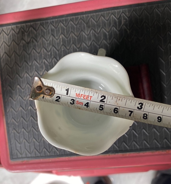古玩陶瓷民國粉彩花鳥紋花口杯拍賣,當前價格380元