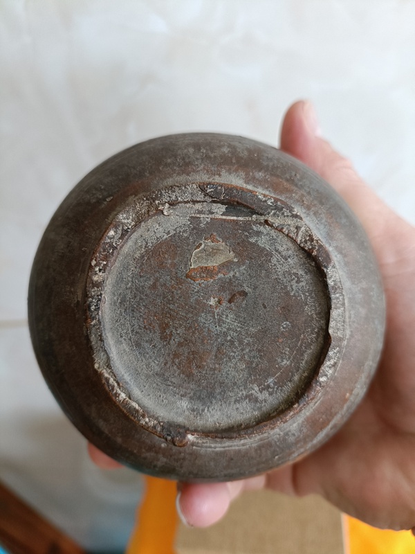 古玩陶瓷明末紫金釉玉壺春瓶拍賣,當前價格298元