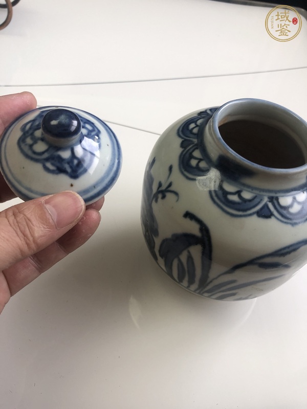 古玩陶瓷青花蓋罐真品鑒賞圖