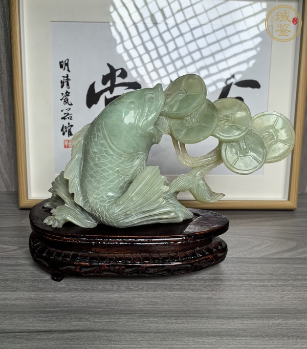 古玩玉器玉魚(yú)擺件真品鑒賞圖